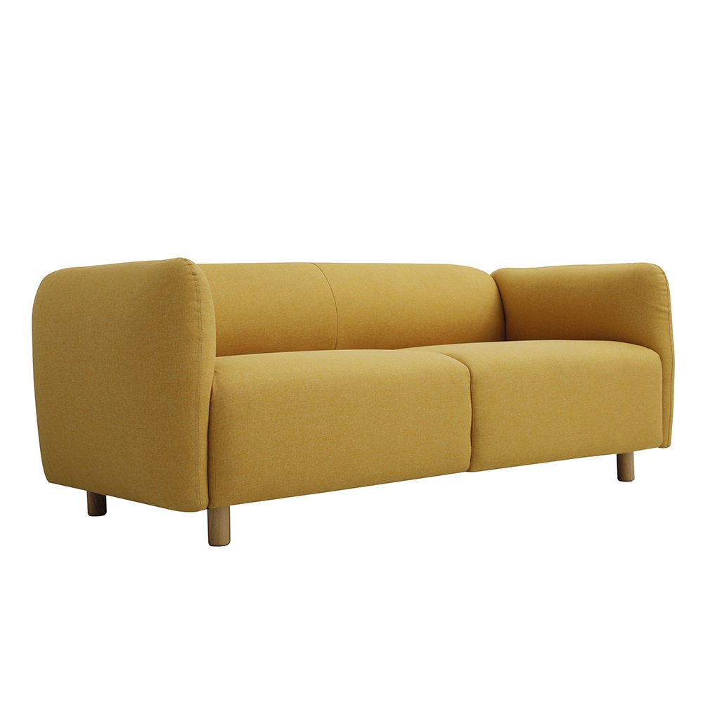 Sillón Moderno Cubic 2 Cuerpos Integrado Lino Antidesgarros