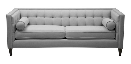 Sillón Sofá Moderno Botoné Vintage Gyasi 3 Cuerpos Pana Antimanchas