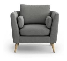 Sillón Sofá Cubo Duck 1 Cuerpo Pana Antimancha