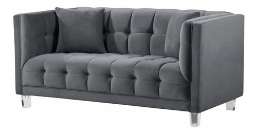 Sillón Moderno Cubo Circe 2 Cuerpos Pana Antimanchas