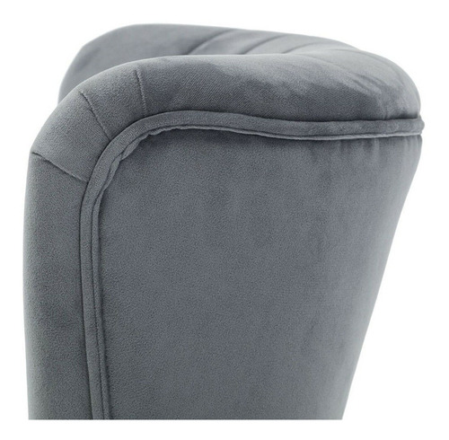 Silla Sillón Cody Con Respaldo Tapizado Capitoné Pana Antimancha