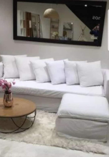 Sillon Ghost 3 Cuerpos + Puff Funda Tussor