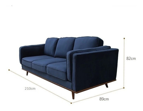 Sillón Alpino 3 Cuerpos Lino Antidesgarros