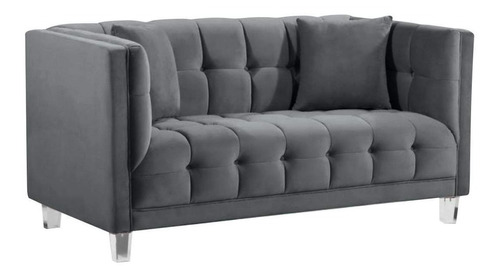 Sillón Moderno Cubo Circe 2 Cuerpos Pana Antimanchas