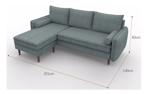 Esquinero Nórdico Vintage Sam 3 cuerpos Lino Antidesgarros