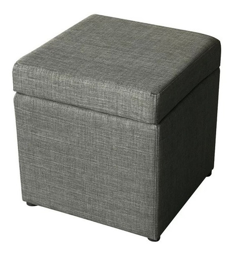 Puff Baúl Cuadrado Lino Antidesgarros