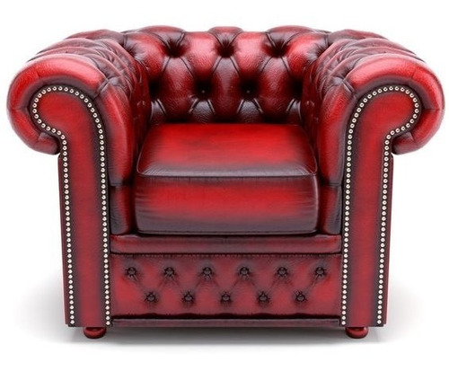 Combo Chesterfield Sillón 3 Cuerpos + Sofa 1 Cuerpo Ecocuero