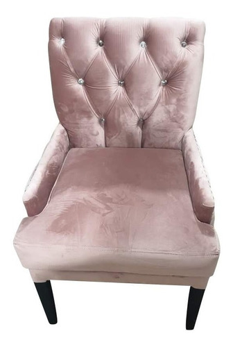 Silla Vestida Tristan Botones tipo Diamante Pana Antimanchas