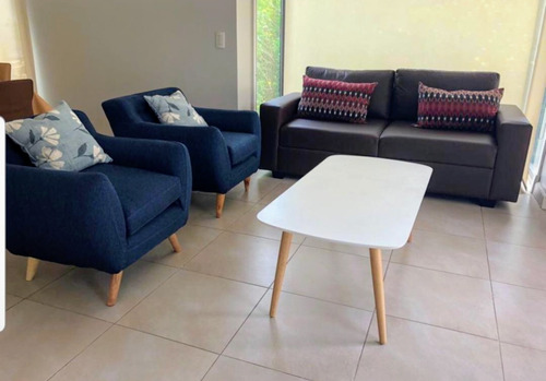 Combo Dos Sillones Nordiquitos Vintage 1 Cuerpo Lino Antidesgarro