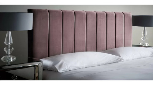 Respaldo Sommier Canelon Ballaire Vertical 2 Plazas Pana Antimanchas