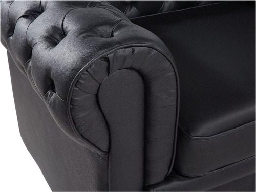 Sillón Chesterfield Vintage George III 1 Cuerpo Ecocuero