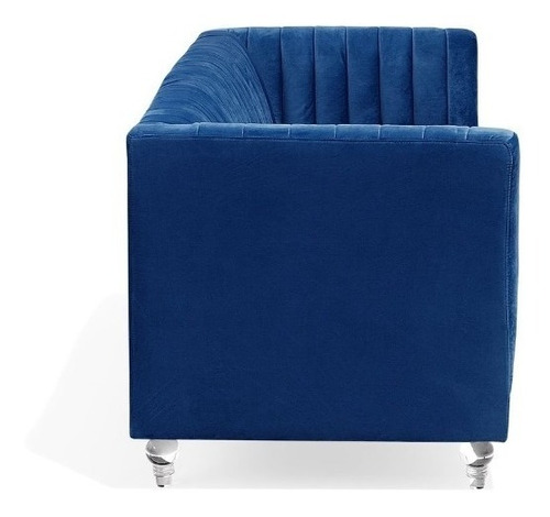 Sillón Priamo Acanalado 3 Cuerpos Priamo Pana Antimancha