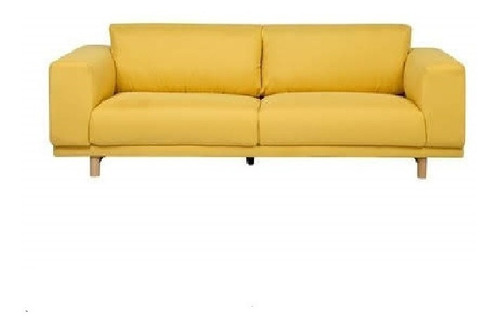 Sofá Sillón Retro Vintage Hykkon 3 Cuerpos Lino Antidesgarros