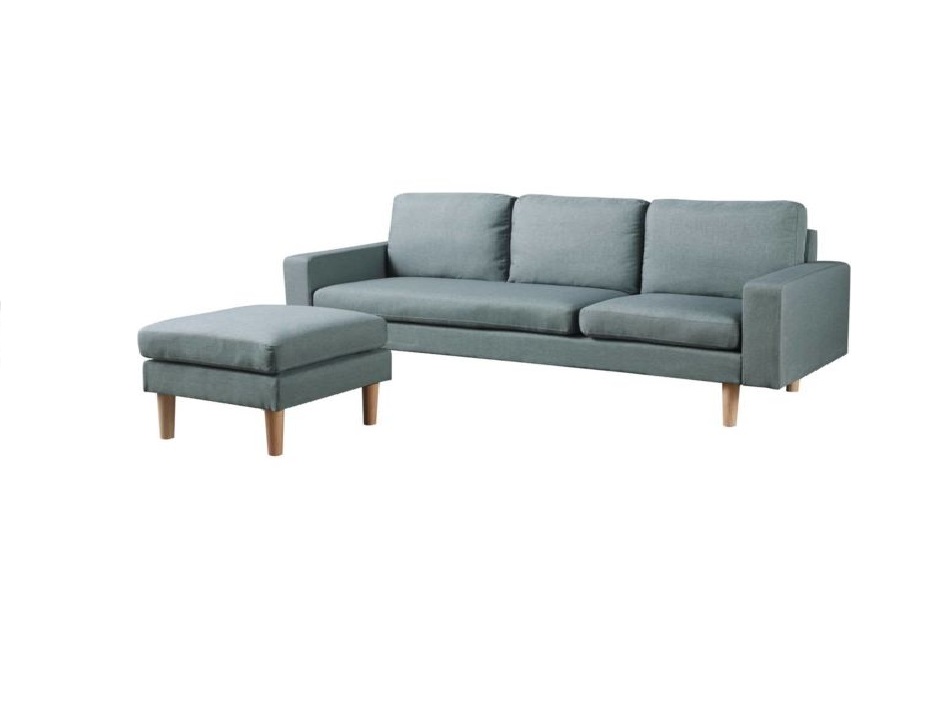 Sillón Sofá Esquinero Nórdico Keswick 3 Cuerpos Lino Antidesgarros