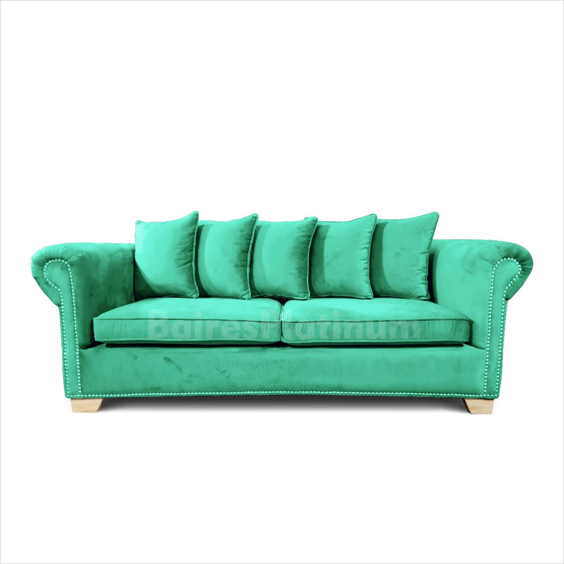 Sillón Vintage Cleopatra Confort 3 Cuerpos Pana Antimancha