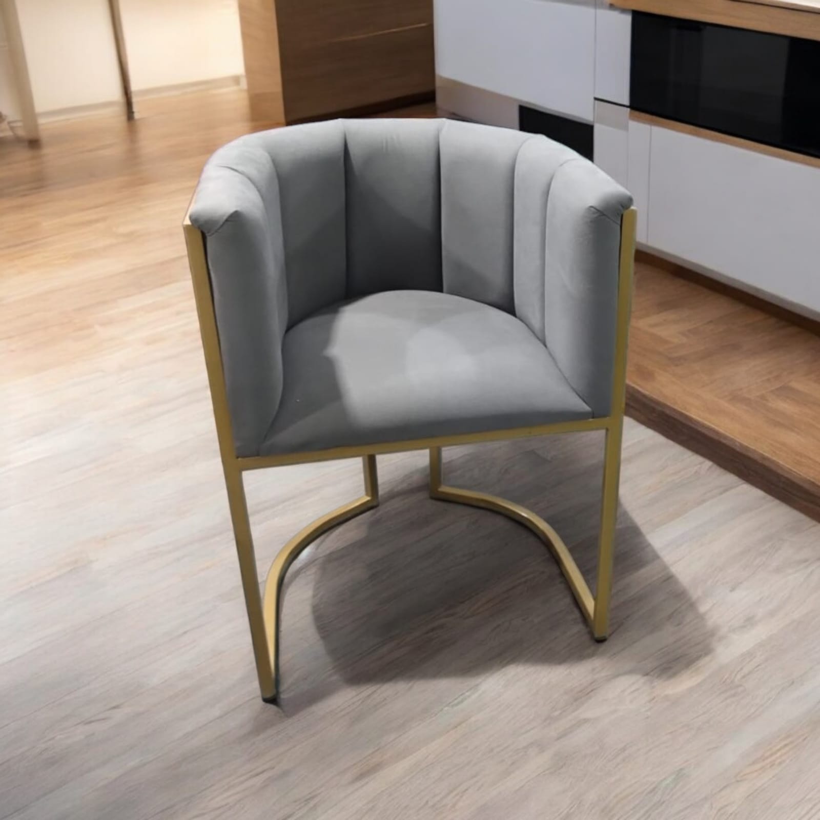 	Conjunto de jardín 5 plazas de poliéster gris/negro ROVIGO