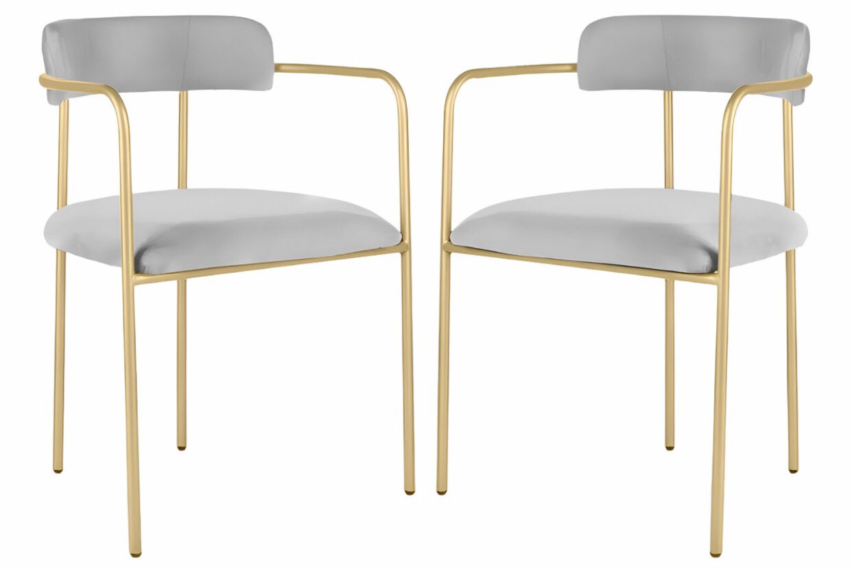 Silla Comedor Twin Metal Dorado