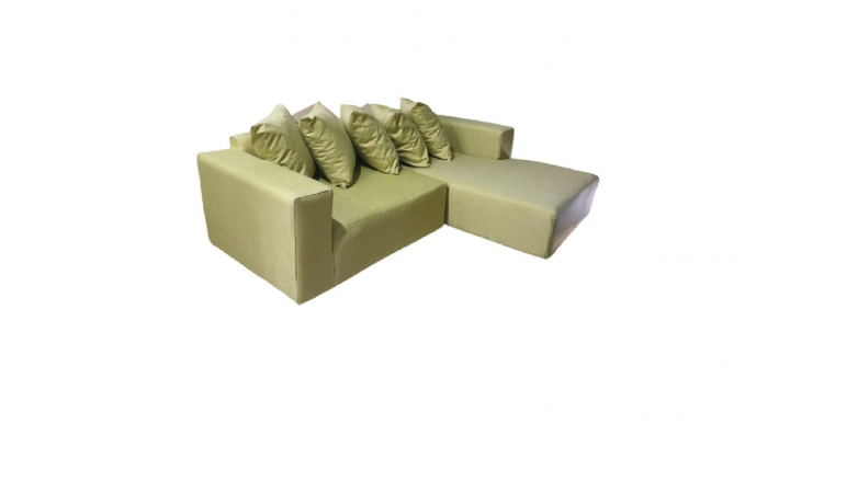 Sillón Sofá Esquinero Eliseo 3 Cuerpos Lino Antidesgarro