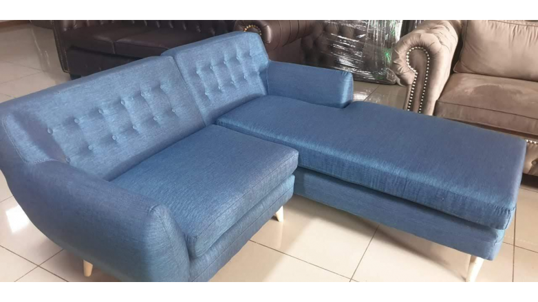 Sillón Sofá Esquinero Nórdico 3 Cuerpos Lino Antidesgarros