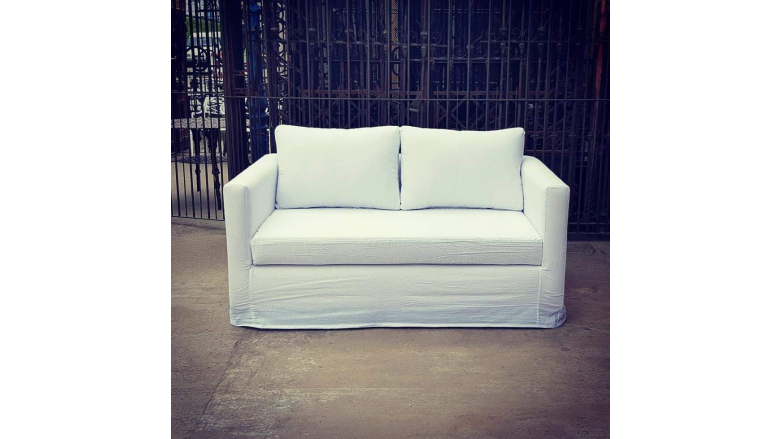 Combo Ghost Sillón 2 Cuerpos + Sillón 1 Cuerpo en Funda Tussor