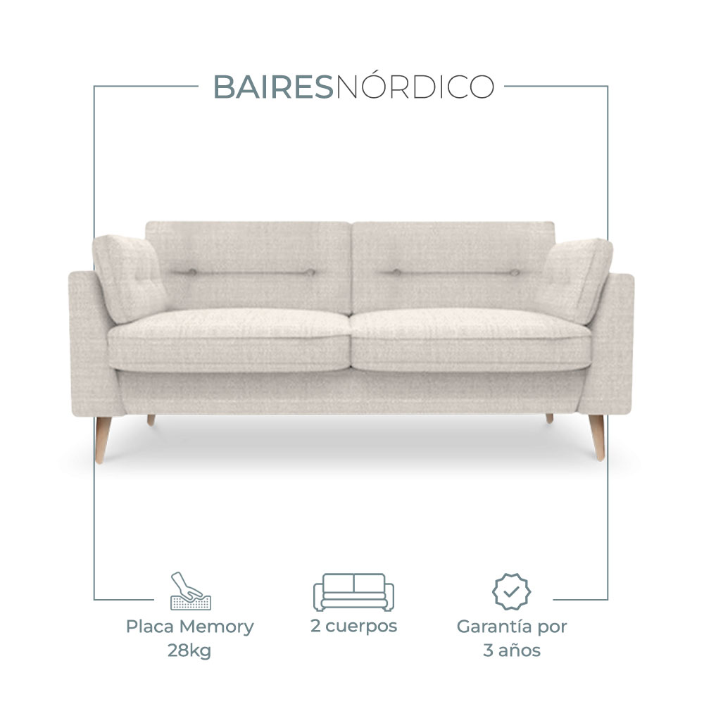 Sillón Nórdico Gerd 2 Cuerpos