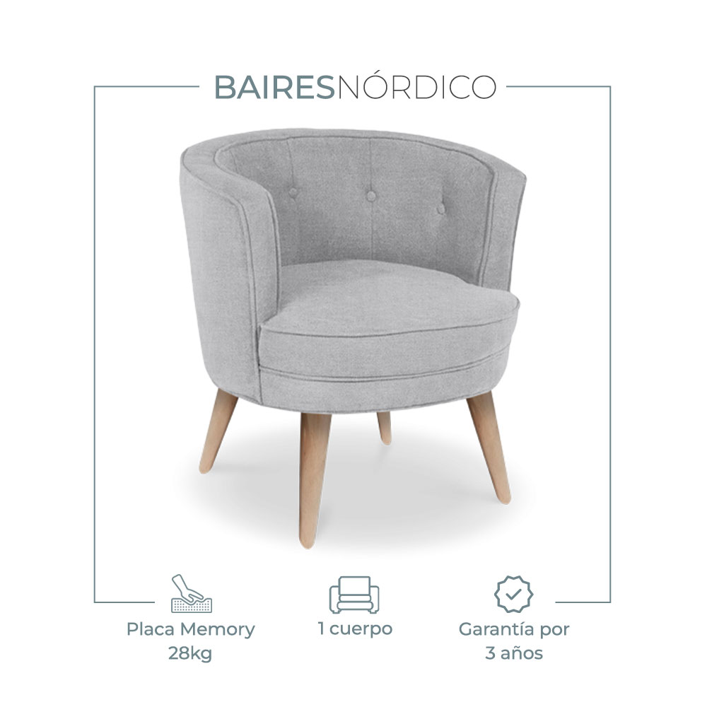 	Conjunto de jardín 5 plazas de poliéster gris/negro ROVIGO